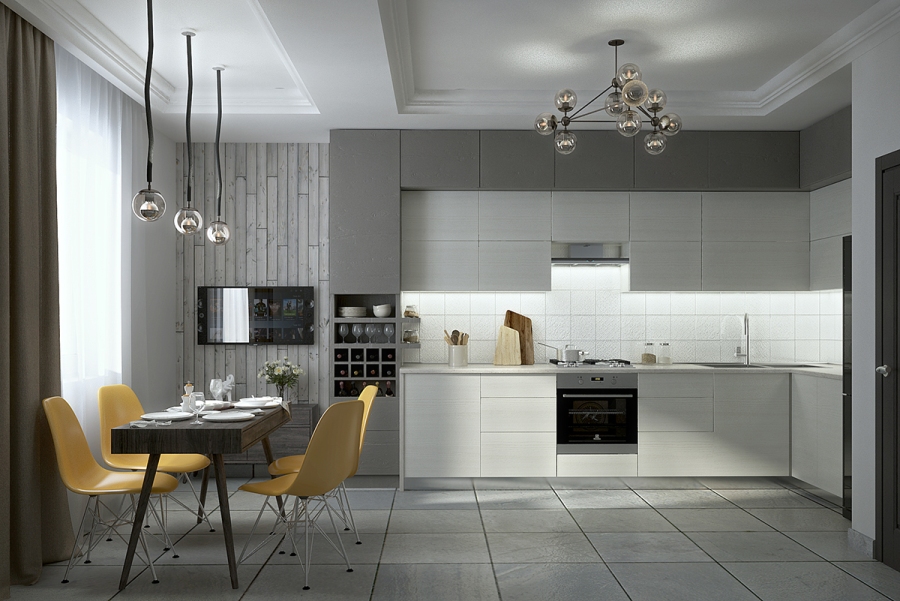 Tủ bếp Acrylic AC028 đẹp màu trắng mang đến cho gia đình bạn 1 không gian tinh tế, hiện đại và vô cùng sang trọng. 