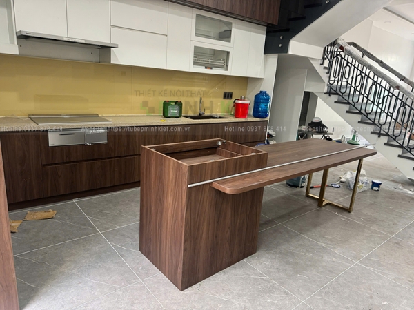 Tủ bếp đẹp nhà chị Phượng CT127