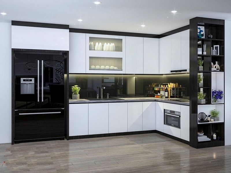 Tủ bếp acrylic AC011